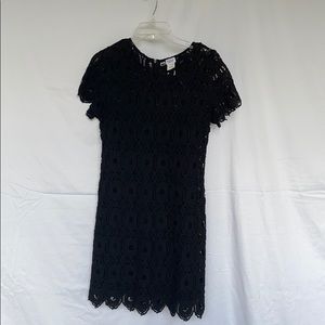 Black lace dress